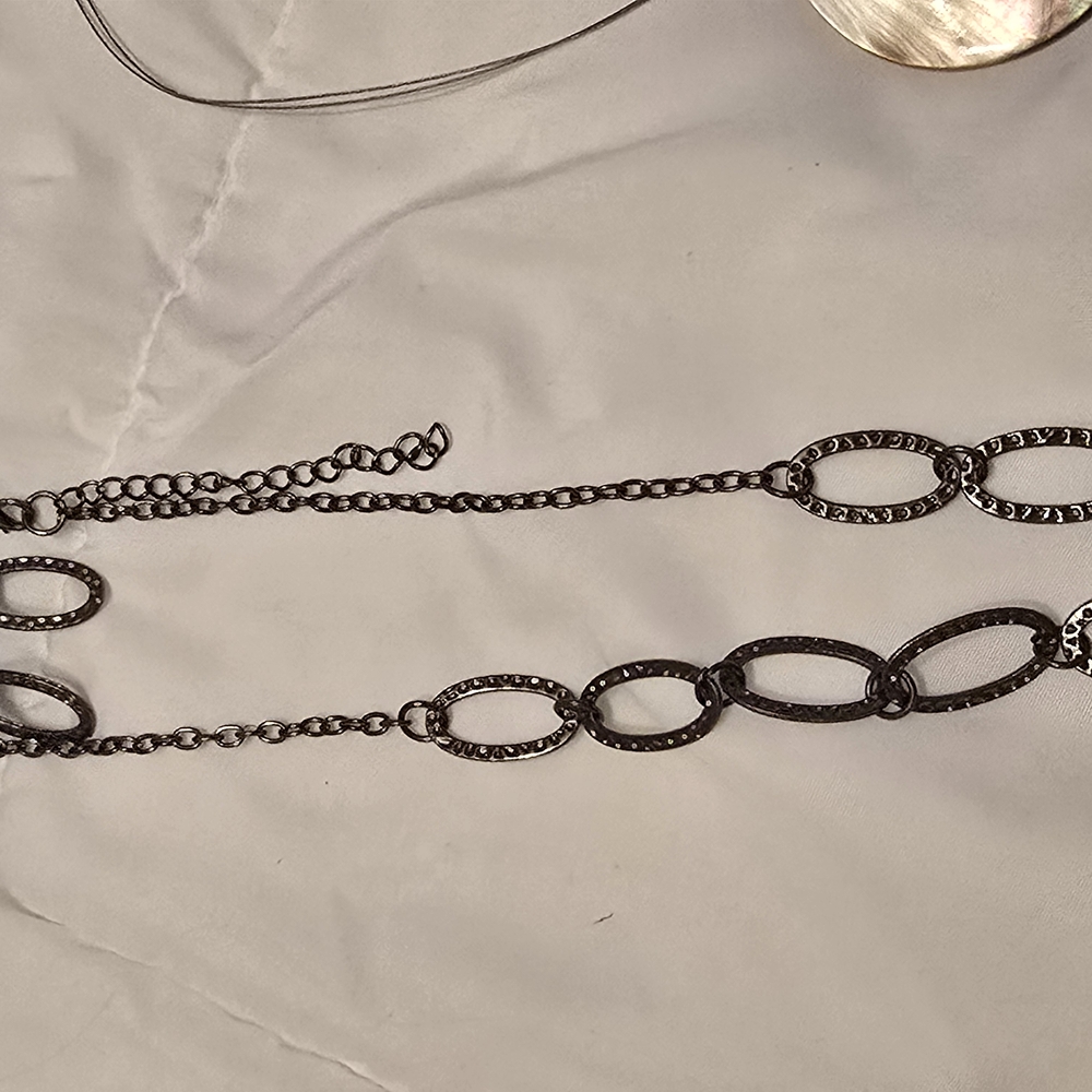 Elegant Black Chain Necklace